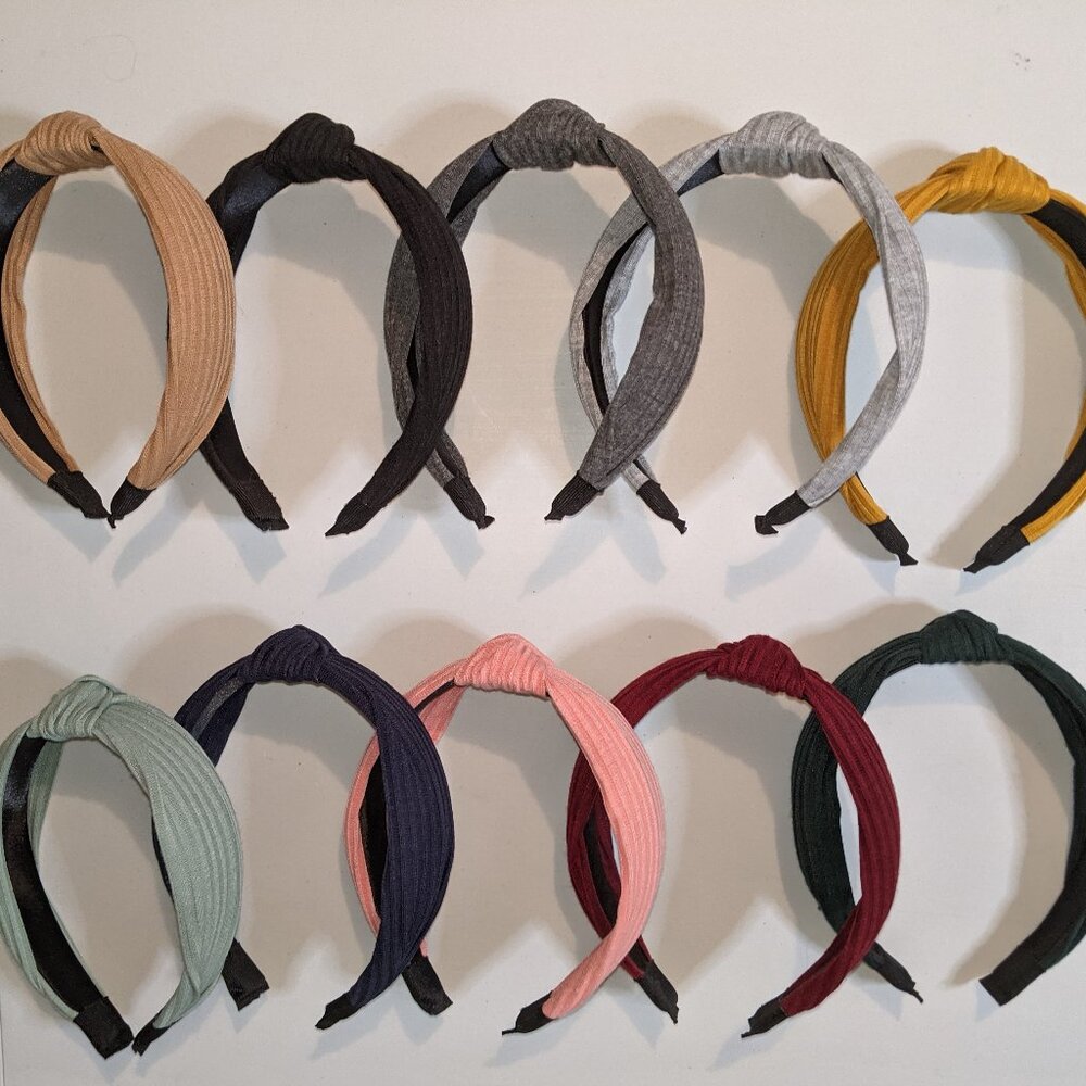 Sunolga - 10 Pieces - Knotted Headbands for Women, Non Slip